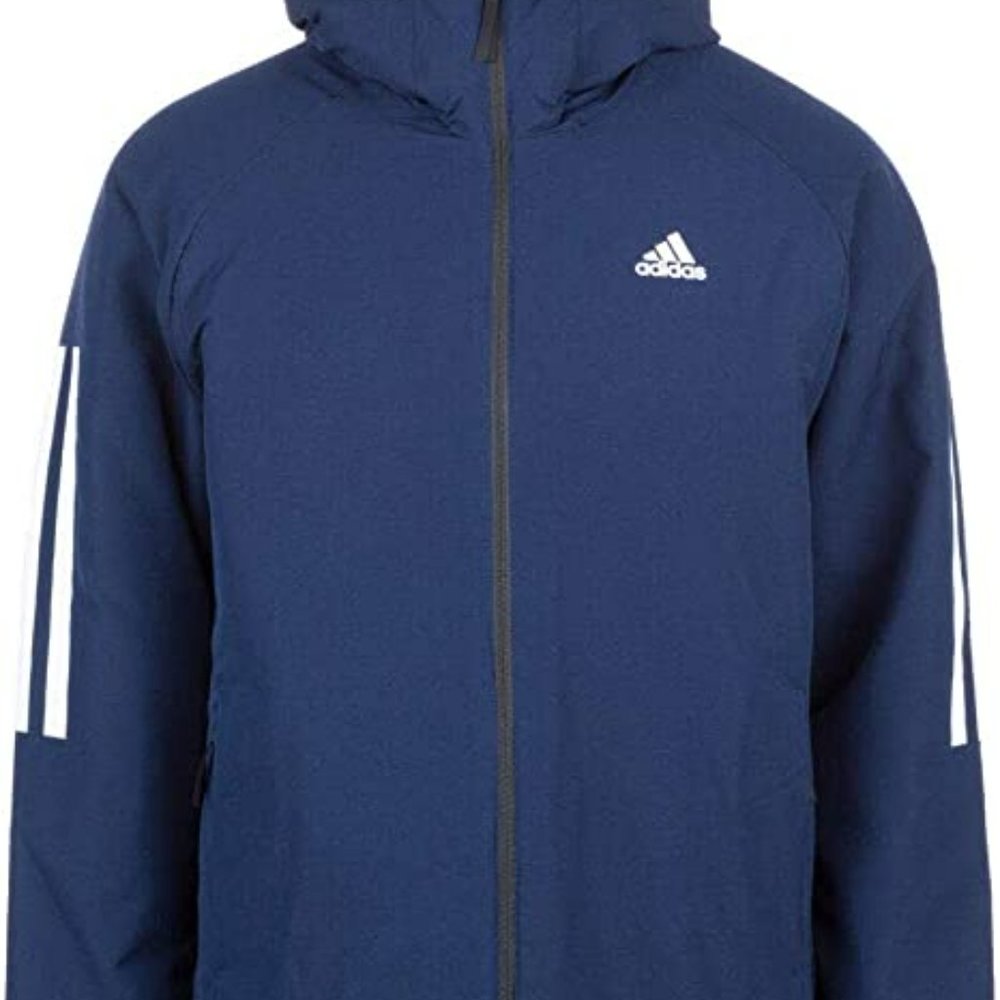Men's Navy Adidas Jacket - New w Tags - Picture 2 of 5